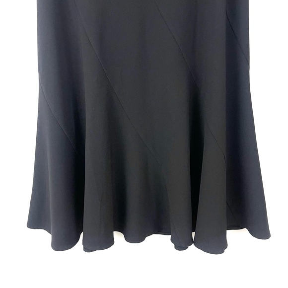 Apostrophe A-Line Flare Midi Skirt in Black - Picture 2 of 6